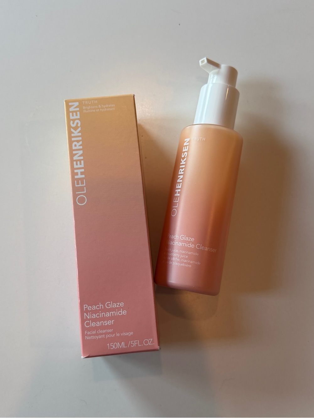 NWT Ole Henriksen Peach Glaze Niacinamide Cleanser